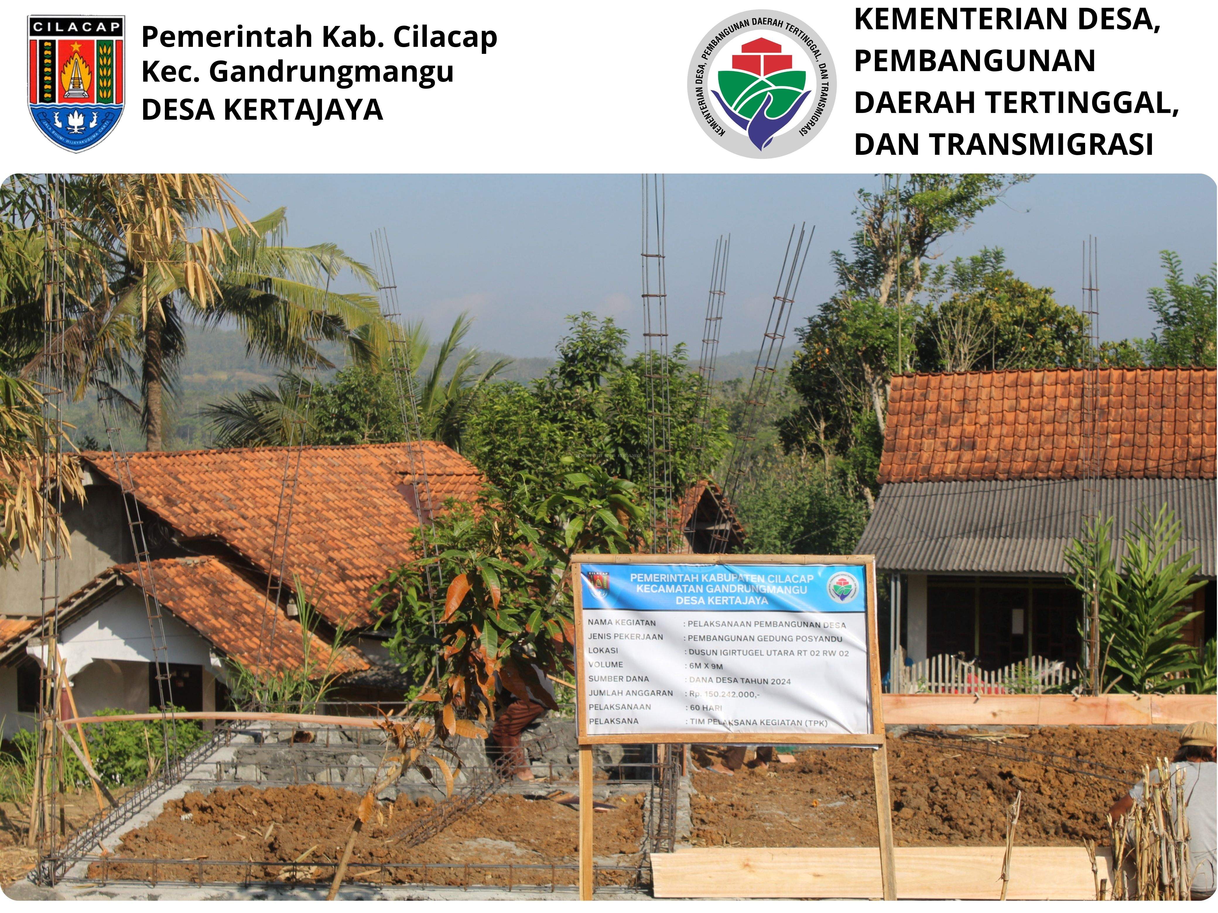 PEMBANGUNAN GEDUNG POSYANDU MELATI II